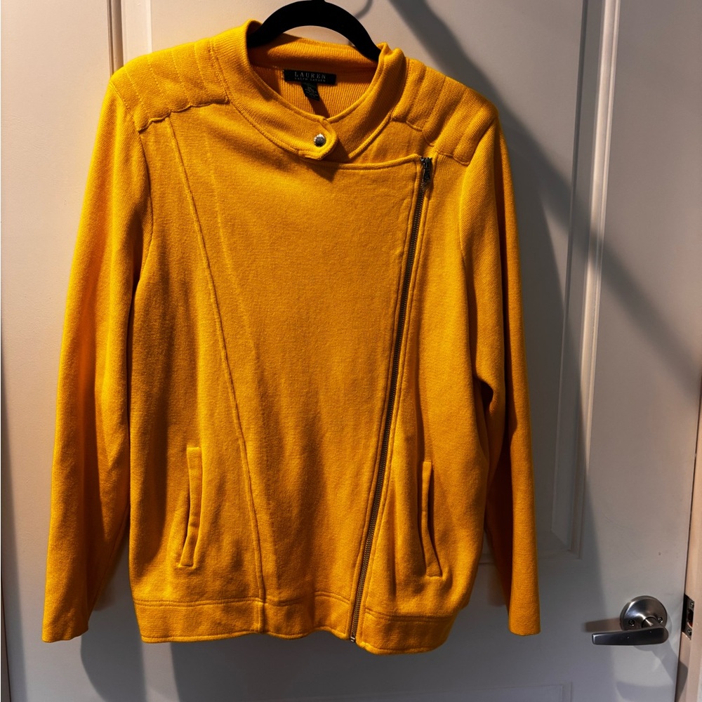 Lauren Ralph Lauren Mustard Knit Top